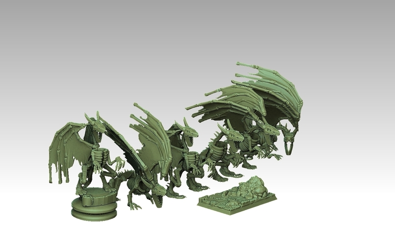 Heroes of Might and Magic 3 Bone Dragon 3D Print 534534