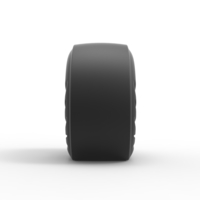 Dragster rear tire during start Scale 1:25 - Thumbnail 4