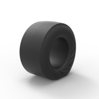 Dragster rear tire during start Scale 1:25 - Thumbnail 10