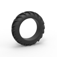 Tractor tire 19 Scale 1:25 - Thumbnail 1