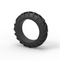 Tractor tire 19 Scale 1:25 - Thumbnail 7