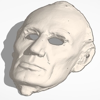 Small Old man mask 3D Printing 534590