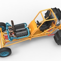 Dirt Dragster Scale 1:25 - Thumbnail 4