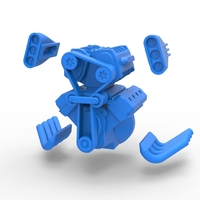 Engine V8 with double supercharger V7 Scale 1:25 - Thumbnail 14