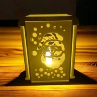Christmas led tea light decoration - Thumbnail 6