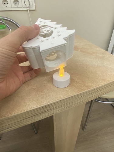 Christmas led tea light decoration 3D Print 534826