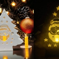 Small Christmas led tea light decoration 3D Printing 534833