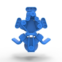 Engine V8 with triple supercharger V4 Scale 1:25 - Thumbnail 4