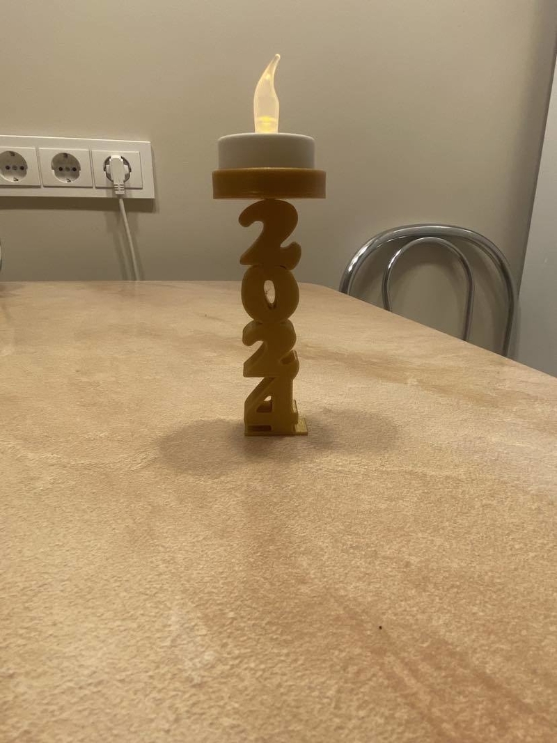 Christmas led tea light decoration