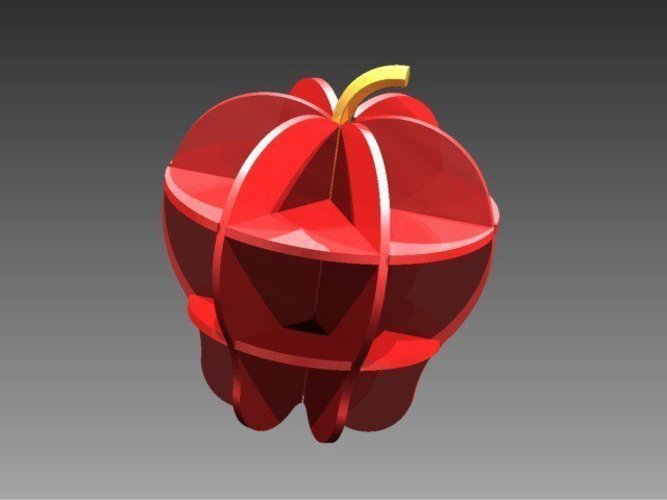 Simple Apple Puzzle 3D Print 53489
