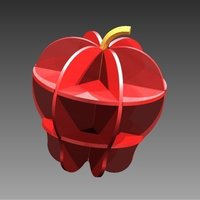 Small Simple Apple Puzzle 3D Printing 53489