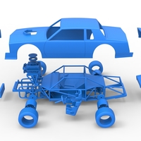 Vintage dirt late model race car 1:25 - Thumbnail 23