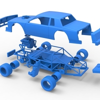 Vintage dirt late model race car 1:25 - Thumbnail 24