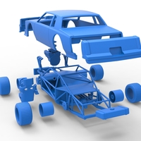 Vintage dirt late model race car 1:25 - Thumbnail 25