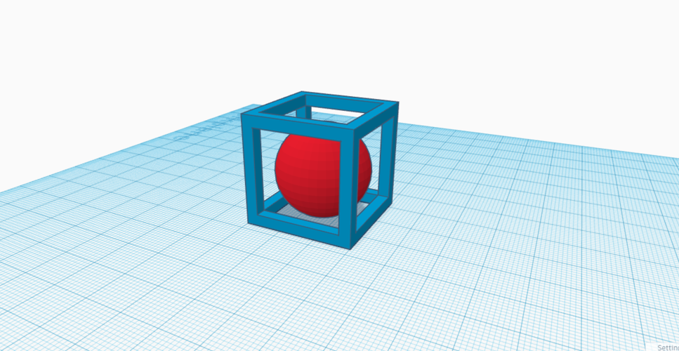 Ball in a box 3D Print 534952