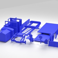 Old military truck Ursus A simple - Thumbnail 3