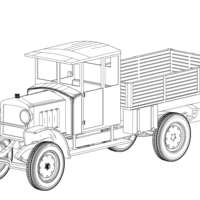 Old military truck Ursus A simple - Thumbnail 11