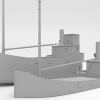 Clyde puffer simple steamboat cargo - Thumbnail 3