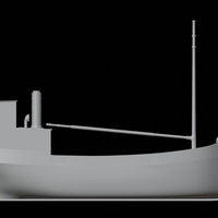Clyde puffer simple steamboat cargo - Thumbnail 5
