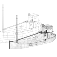 Clyde puffer simple steamboat cargo - Thumbnail 8