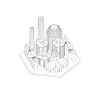 HEX pawn for a board game - e.g. Scythe - Thumbnail 1