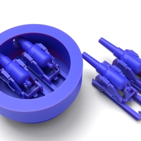 Turret Coles system RML gun 10-inch 18-ton - Thumbnail 4
