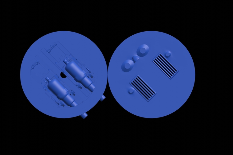 3D Printed Turret Coles system RML gun 10-inch 18-ton by Artur ...