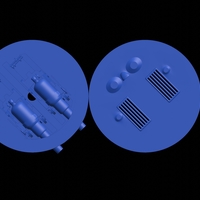 Turret Coles system RML gun 10-inch 18-ton - Thumbnail 5