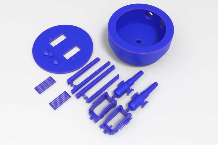 3D Printed Turret Coles system RML gun 10-inch 18-ton by Artur ...