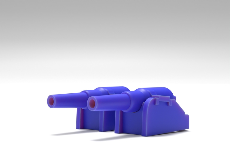 RML 10-inch 18-ton gun simple model 3D Print 534996