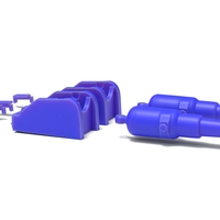 RML 10-inch 18-ton gun simple model - Thumbnail 6