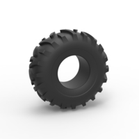 Offroad tire 122 Scale 1:25 - Thumbnail 1