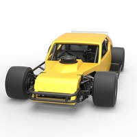 Vintage Asphalt Modified stock car V2 Scale 1:25 - Thumbnail 5