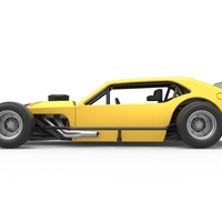 Vintage Asphalt Modified stock car V2 Scale 1:25 - Thumbnail 9