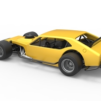 Vintage Asphalt Modified stock car V2 Scale 1:25 - Thumbnail 12