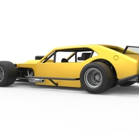 Vintage Asphalt Modified stock car V2 Scale 1:25 - Thumbnail 13