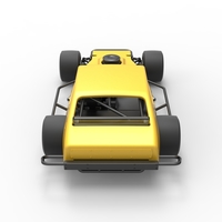 Vintage Asphalt Modified stock car V2 Scale 1:25 - Thumbnail 17