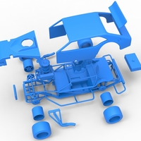 Vintage Asphalt Modified stock car V2 Scale 1:25 - Thumbnail 20