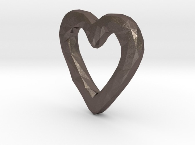 Rough Heart 3D Print 5351