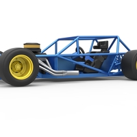 Vintage Asphalt Modified stock car Base 1:25 - Thumbnail 2