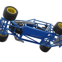 Vintage Asphalt Modified stock car Base 1:25 - Thumbnail 3