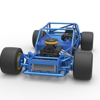 Vintage Asphalt Modified stock car Base 1:25 - Thumbnail 5