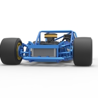 Vintage Asphalt Modified stock car Base 1:25 - Thumbnail 6