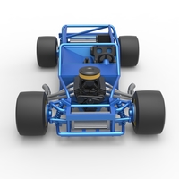 Vintage Asphalt Modified stock car Base 1:25 - Thumbnail 8