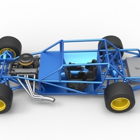 Vintage Asphalt Modified stock car Base 1:25 - Thumbnail 10