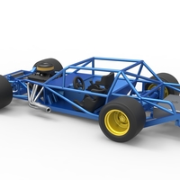 Vintage Asphalt Modified stock car Base 1:25 - Thumbnail 12