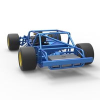 Vintage Asphalt Modified stock car Base 1:25 - Thumbnail 14