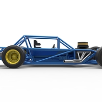 Vintage Asphalt Modified stock car Base 1:25 - Thumbnail 19