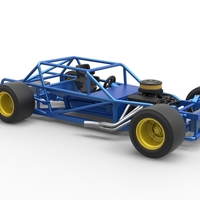 Vintage Asphalt Modified stock car Base 1:25 - Thumbnail 20