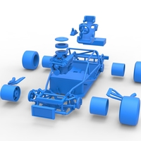 Vintage Asphalt Modified stock car Base 1:25 - Thumbnail 23